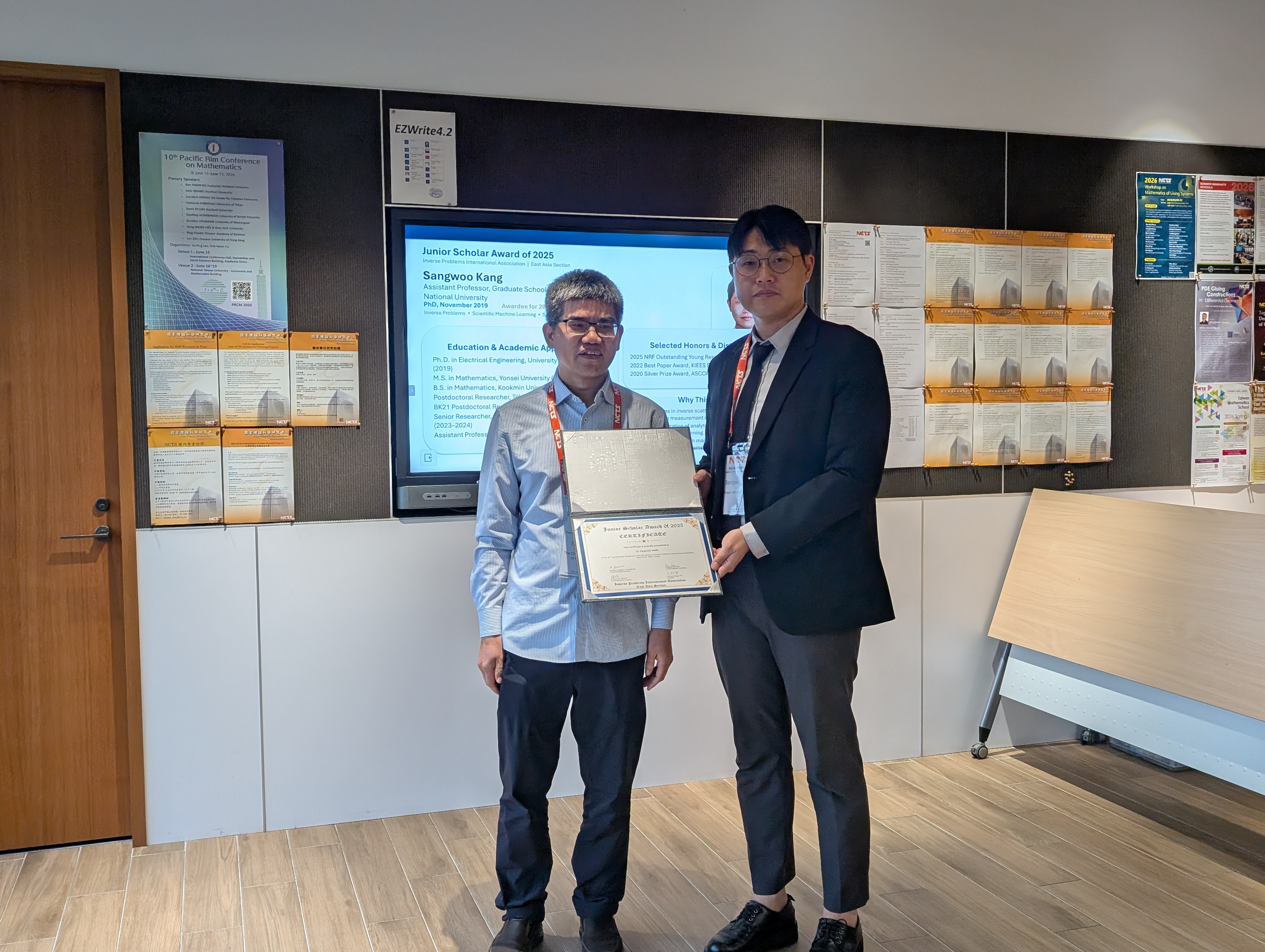 Junior Scholar Award 2025 - Sangwoo Kang
